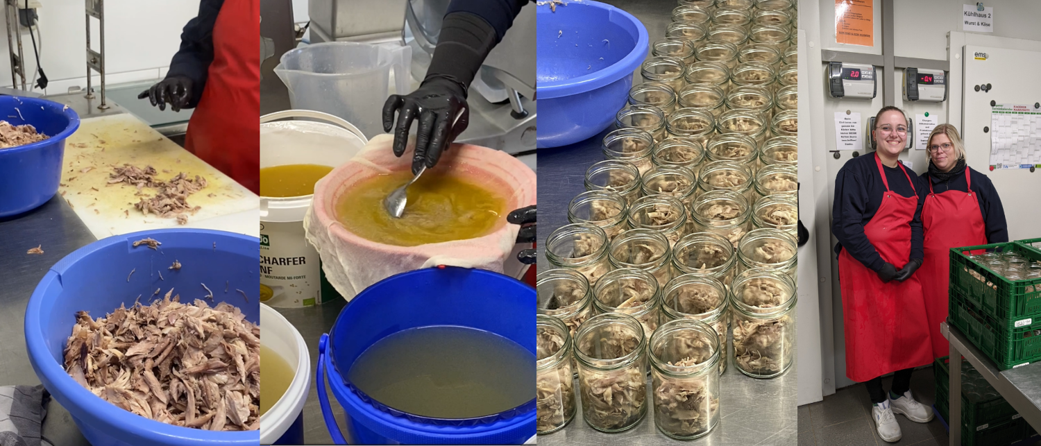 Bilder von der Produktion