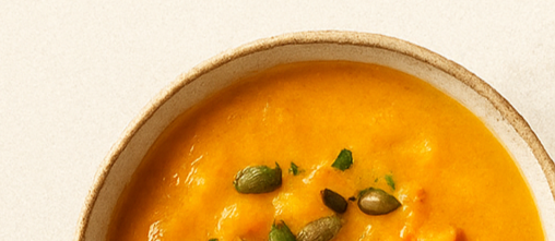 Bild eines fertigen Kürbis-Currys