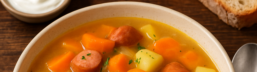 Bild eines fertigen Möhreneintopfs